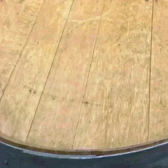 Handmade Lazy Susan Wine Barrel Top - Picture 4 of 4